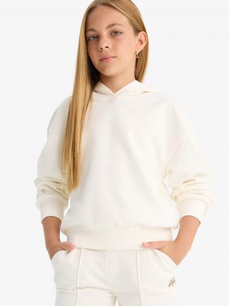 هودی دخترانه بژ دفکتو