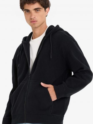 هودی مردانه مشکی دفکتو