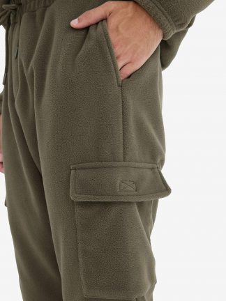 شلوار راحتی مردانه خاکی دفکتو