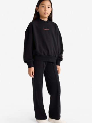 لباس راحتی دخترانه مشکی دفکتو