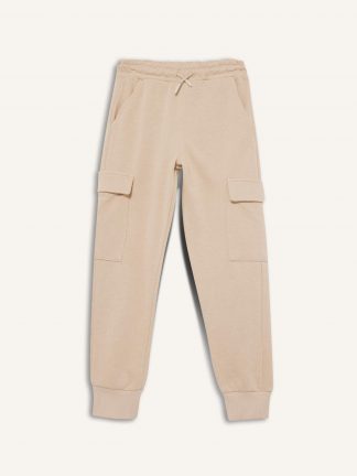 شلوار راحتی پسرانه بژ دفکتو