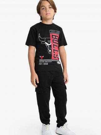 شلوار راحتی پسرانه مشکی دفکتو