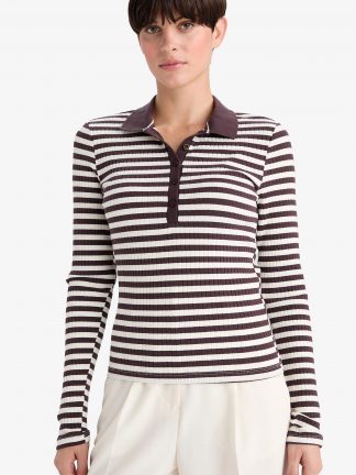 پولوشرت زنانه زرشکی دفکتو