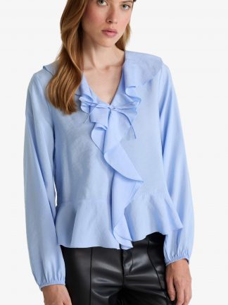 بلوز زنانه آبی دفکتو