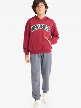 لباس راحتی پسرانه زرشکی دفکتو