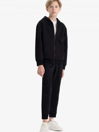 شلوار راحتی پسرانه مشکی دفکتو