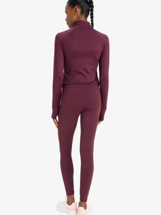 لگینگ زنانه زرشکی دفکتو