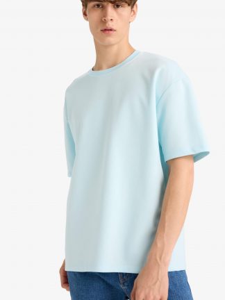 تی شرت مردانه آبی دفکتو