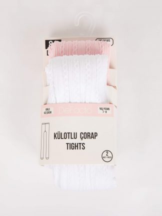 جوراب دخترانه چند رنگ دفکتو