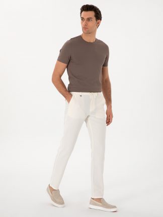 شلوار کتان مردانه بژ کاشارل