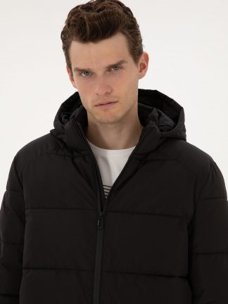 کاپشن مردانه مشکی پیرکاردین