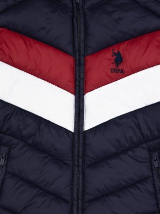 کاپشن پسرانه سرمه ای یو اس پولو