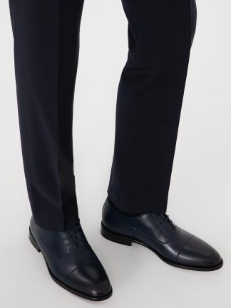 کفش رسمی مردانه سرمه ای کاشارل