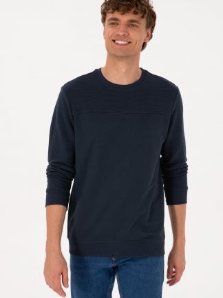 سویشرت مردانه آبی لاجوردی روشن یو اس پولو