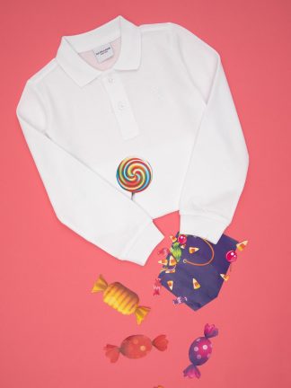 سویشرت پسرانه سفید یو اس پولو