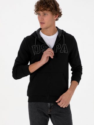 هودی مردانه مشکی یو اس پولو