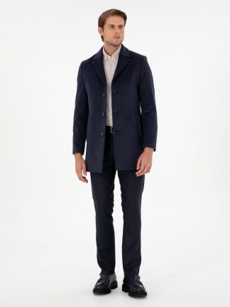 پالتو مردانه نیلی پیرکاردین