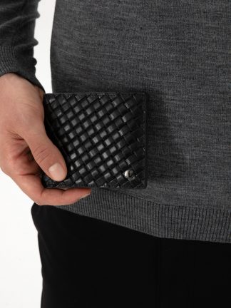 کیف پول و کارت مردانه مشکی کاشارل