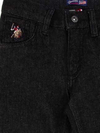 شلوار جین پسرانه مشکی یو اس پولو