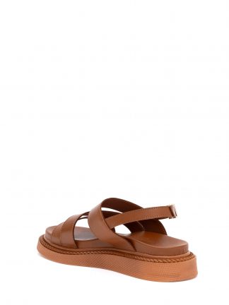 صندل زنانه قهوه ای یو اس پولو