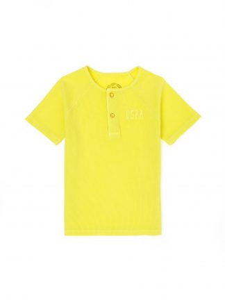 پولوشرت پسرانه زرد روشن یو اس پولو