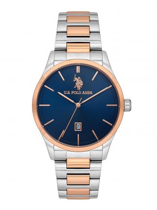 ساعت مچی مردانه خاکستری یو اس پولو