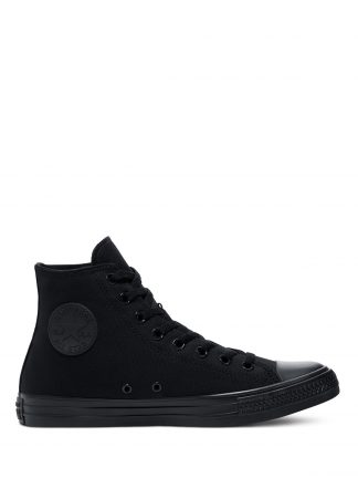 کفش کتانی ساق بلند مردانه مشکی مدل CHUCK TAYLOR ALL STAR کانورس تصویر ۱
