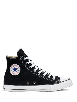 کفش کتانی ساق بلند مردانه مشکی مدل CHUCK TAYLOR ALL STAR کانورس تصویر ۱