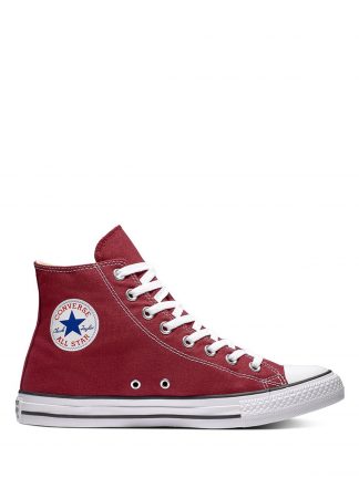 کفش کتانی ساق بلند مردانه زرشکی مدل CHUCK TAYLOR ALL STAR کانورس تصویر ۱