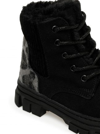 نیم بوت دخترانه مشکی مدل KORL 3PR کینتیکس تصویر ۱