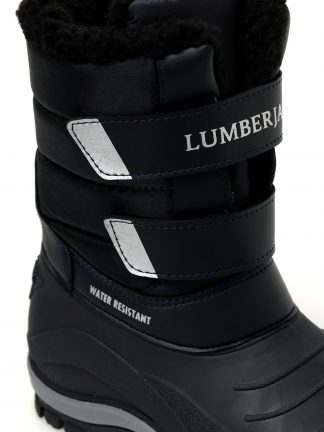 نیم بوت پسرانه سرمه ای مدل SNOWY 3PR لامبرجک تصویر ۱