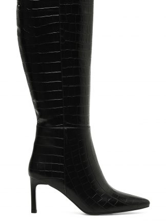 بوت پاشنه دار زنانه مشکی مدل ADORY 3PR اینجی تصویر ۱