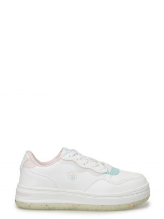 کفش کتانی زنانه سفید مدل HARLEY 4PR لامبرجک تصویر ۱