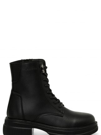 نیم بوت ارتشی زنانه مشکی زیپدار مدل POZZEN 4PR کینتیکس تصویر ۱