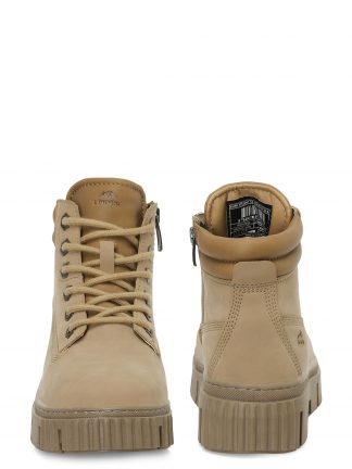 نیم بوت زنانه قهوه ای زیپدار مدل JAMIDES 4PR کینتیکس تصویر ۱