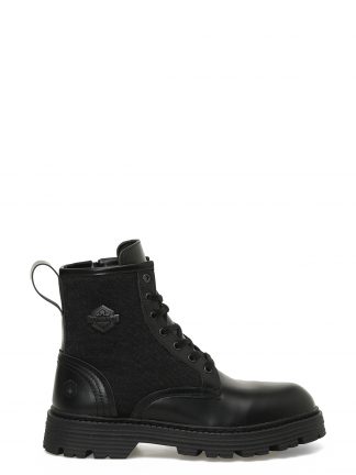 نیم بوت بایکر مردانه مشکی مدل HARRISON 4PR لامبرجک تصویر ۱