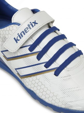 کفش فوتبال پسرانه سفید استوک ریز چمن مصنوعی مدل SKILL TF J F 5FX کینتیکس تصویر ۱