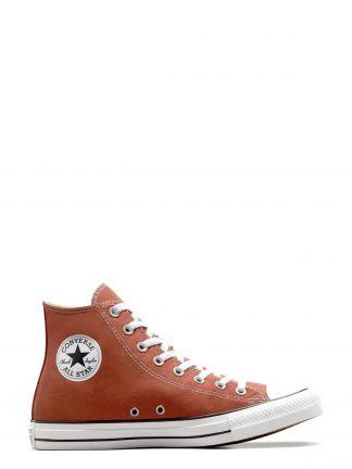 کفش کتانی ساق بلند مردانه قهوه ای مدل Chuck Taylor All Star کانورس تصویر ۱