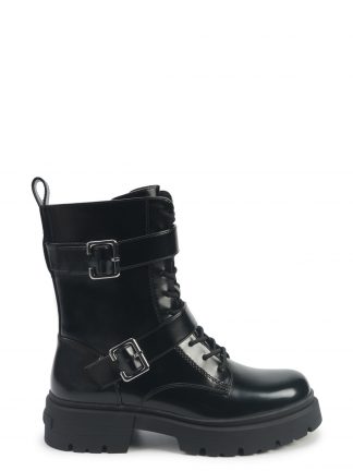 نیم بوت تخت زنانه مشکی مدل FRANCIA 5PR ناین وست تصویر ۱