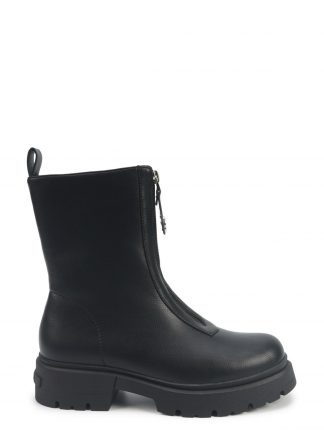 نیم بوت تخت زنانه مشکی مدل FRANCO 5PR ناین وست تصویر ۱