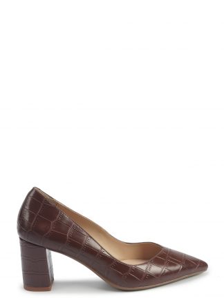 کفش پاشنه دار زنانه قهوه ای مدل HAMILTON2 5PR ناین وست تصویر ۱