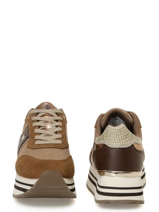 کفش کتانی زنانه قهوه ای مدل LOTUS 5PR لامبرجک تصویر ۱