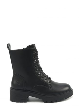 نیم بوت ارتشی زنانه مشکی مدل RAMONE 5PR لامبرجک تصویر ۱