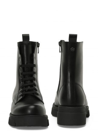 نیم بوت ارتشی زنانه مشکی مدل HUNGR.F 5PR اینجی تصویر ۱