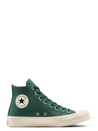 کفش کتانی ساق بلند مردانه سبز مدل CHUCK TAYLOR ALL STAR DUR کانورس تصویر ۱