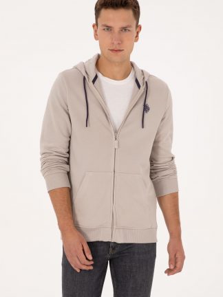 سویشرت مردانه طوسی یو اس پولو