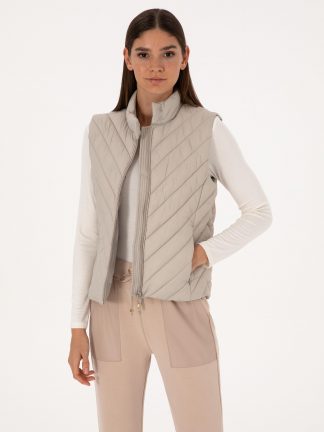 جلیقه زنانه طوسی پیرکاردین