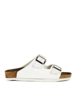 صندل زنانه سفید دوبنده سگکدار مدل LENS اسلازنگر تصویر ۱