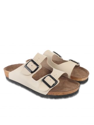 دمپایی زنانه بژ مدل LENS اسلازنگر تصویر ۱