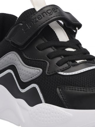 کفش کتانی پسرانه مشکی مدل PESO I اسلازنگر تصویر ۱